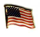 Pin, Flagge der USA
